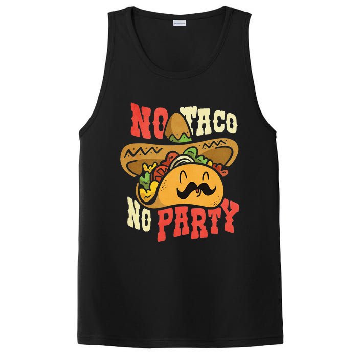 Dabbing Taco Cinco De Mayo Funny Mexican Food Dab Essential PosiCharge Competitor Tank