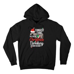 Dominick The Christmas Donkey Italian Christmas Donkey Hoodie