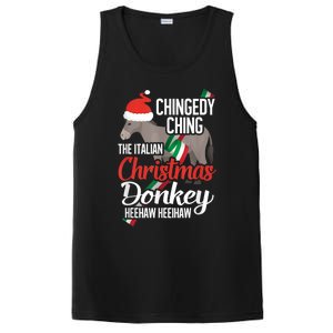 Dominick The Christmas Donkey Italian Christmas Donkey PosiCharge Competitor Tank