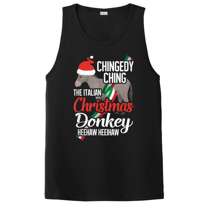 Dominick The Christmas Donkey Italian Christmas Donkey PosiCharge Competitor Tank