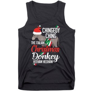 Dominick The Christmas Donkey Italian Christmas Donkey Tank Top