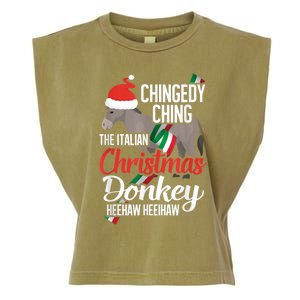 Dominick The Christmas Donkey Italian Christmas Donkey Garment-Dyed Women's Muscle Tee