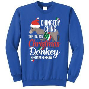 Dominick The Christmas Donkey Italian Christmas Donkey Cool Gift Sweatshirt