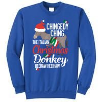 Dominick The Christmas Donkey Italian Christmas Donkey Cool Gift Sweatshirt