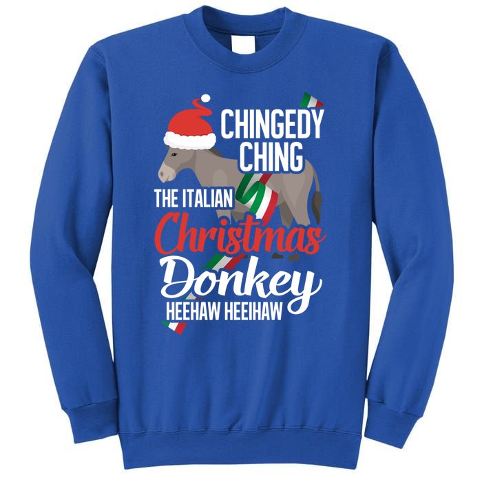 Dominick The Christmas Donkey Italian Christmas Donkey Cool Gift Sweatshirt