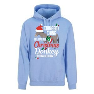 Dominick The Christmas Donkey Italian Christmas Donkey Cool Gift Unisex Surf Hoodie