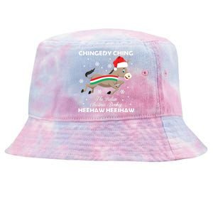 Dominick The Christmas Donkey Italian Donkey Tie-Dyed Bucket Hat