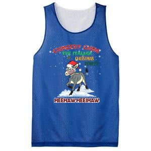 Dominick The Christmas Donkey Italian Donkey Christmas Cool Gift Mesh Reversible Basketball Jersey Tank