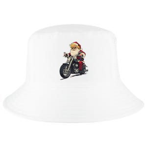 Donald Trump Christmas Biker Motorbike Funny Santa Cool Comfort Performance Bucket Hat