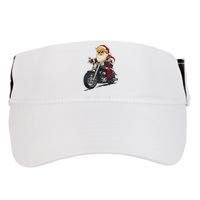 Donald Trump Christmas Biker Motorbike Funny Santa Adult Drive Performance Visor