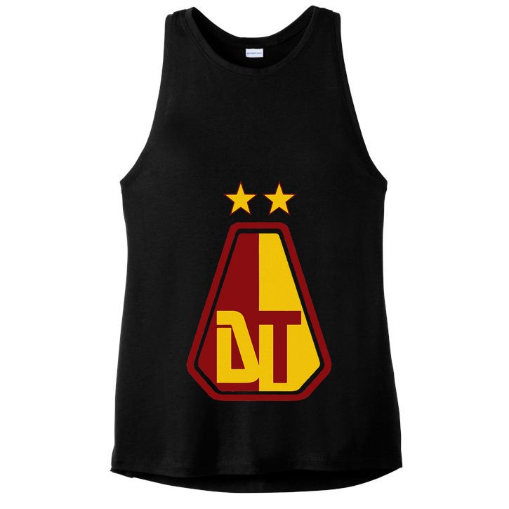 Deportes Tolima Club Supporter Fan Colombia Colombian Ladies PosiCharge Tri-Blend Wicking Tank