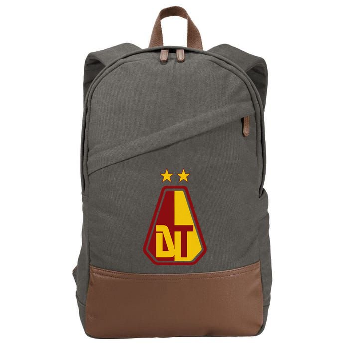 Deportes Tolima Club Supporter Fan Colombia Colombian Cotton Canvas Backpack