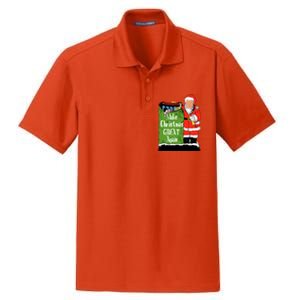 Donald Trump Christmas Great Again Xmas Holiday Dry Zone Grid Polo