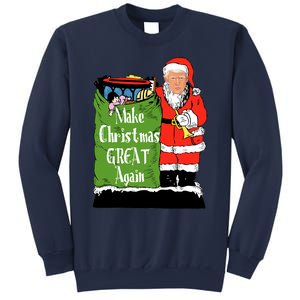 Donald Trump Christmas Great Again Xmas Holiday Sweatshirt