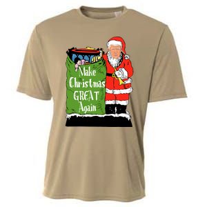 Donald Trump Christmas Great Again Xmas Holiday Cooling Performance Crew T-Shirt