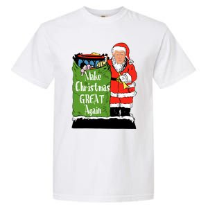 Donald Trump Christmas Great Again Xmas Holiday Garment-Dyed Heavyweight T-Shirt