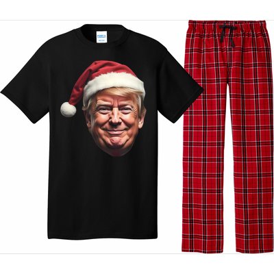 Donald Trump Christmas Funny Maga Santa Hat Gift Pajama Set