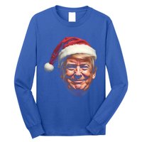 Donald Trump Christmas Funny Maga Santa Hat Gift Long Sleeve Shirt