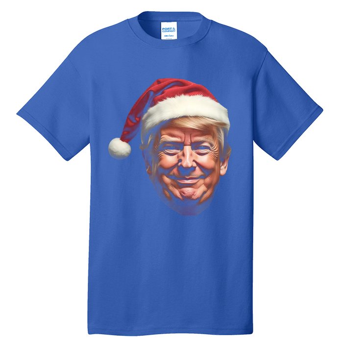 Donald Trump Christmas Funny Maga Santa Hat Gift Tall T-Shirt