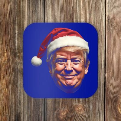 Donald Trump Christmas Funny Maga Santa Hat Gift Coaster