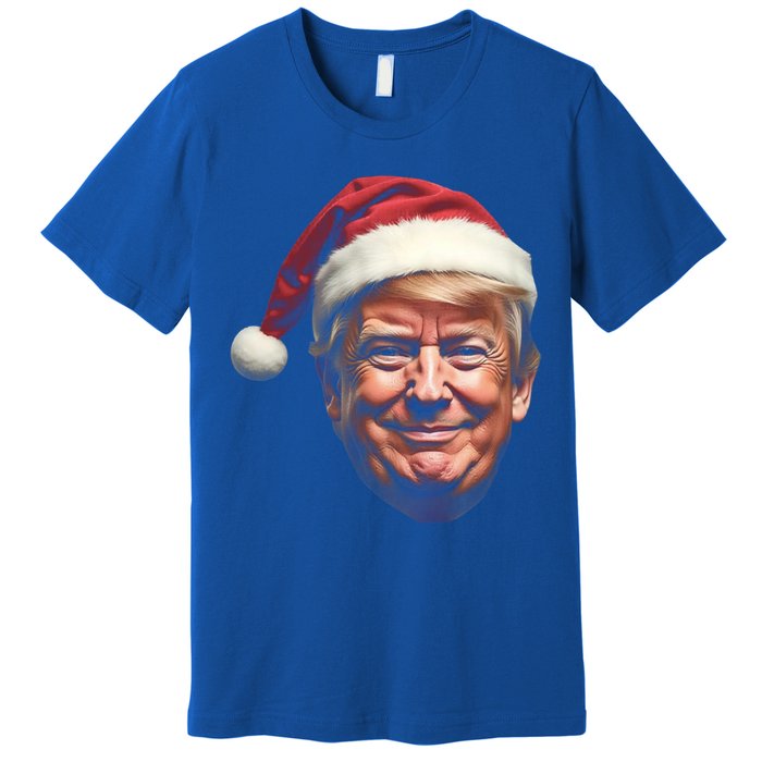 Donald Trump Christmas Funny Maga Santa Hat Gift Premium T-Shirt