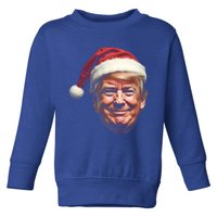 Donald Trump Christmas Funny Maga Santa Hat Gift Toddler Sweatshirt