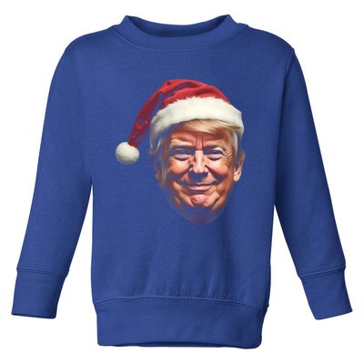 Donald Trump Christmas Funny Maga Santa Hat Gift Toddler Sweatshirt