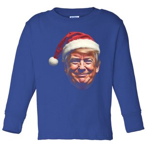 Donald Trump Christmas Funny Maga Santa Hat Gift Toddler Long Sleeve Shirt