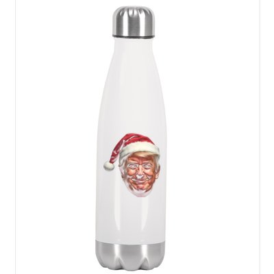 Donald Trump Christmas Funny Maga Santa Hat Gift Stainless Steel Insulated Water Bottle