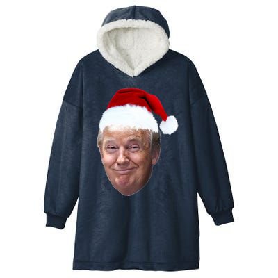 Donald Trump Christmas Funny Maga Santa Hat Gift Great Gift Hooded Wearable Blanket