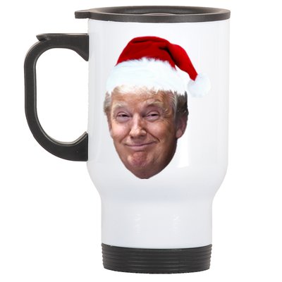 Donald Trump Christmas Funny Maga Santa Hat Gift Great Gift Stainless Steel Travel Mug