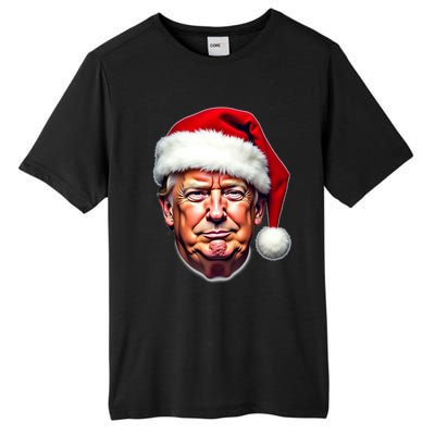 Donald Trump Christmas Funny Maga Santa Hat Funny Gift Tall Fusion ChromaSoft Performance T-Shirt