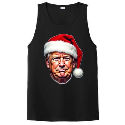 Donald Trump Christmas Funny Maga Santa Hat Funny Gift PosiCharge Competitor Tank