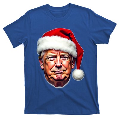 Donald Trump Christmas Funny Maga Santa Hat Funny Gift T-Shirt