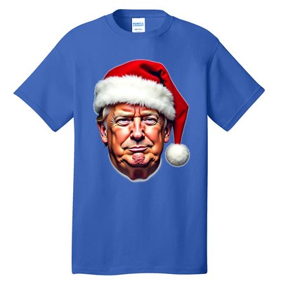 Donald Trump Christmas Funny Maga Santa Hat Funny Gift Tall T-Shirt