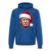 Donald Trump Christmas Funny Maga Santa Hat Funny Gift Premium Hoodie