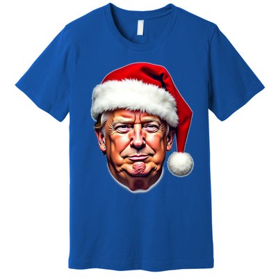 Donald Trump Christmas Funny Maga Santa Hat Funny Gift Premium T-Shirt