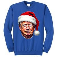 Donald Trump Christmas Funny Maga Santa Hat Funny Gift Tall Sweatshirt