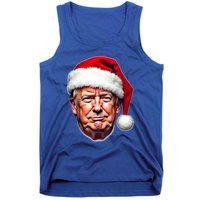 Donald Trump Christmas Funny Maga Santa Hat Funny Gift Tank Top