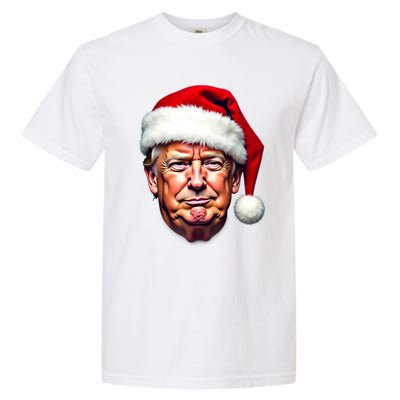 Donald Trump Christmas Funny Maga Santa Hat Funny Gift Garment-Dyed Heavyweight T-Shirt