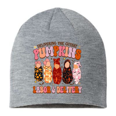 Delivering The Cutest Pumpkins Labor & Delivery Nurse Fall Sustainable Beanie