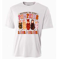 Delivering The Cutest Pumpkins Labor & Delivery Nurse Fall Cooling Performance Crew T-Shirt