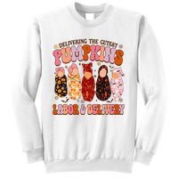 Delivering The Cutest Pumpkins Labor & Delivery Nurse Fall Sweatshirt