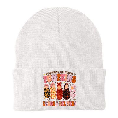 Delivering The Cutest Pumpkins Labor & Delivery Nurse Fall Knit Cap Winter Beanie