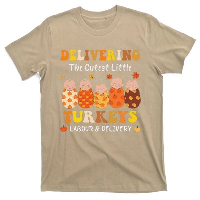 Delivering The Cutest Turkeys Labor & Delivery Thanksgiving T-Shirt