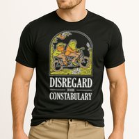 Disregard The Constabulary Graphic Funny Frog Meme Police Cooling Performance Crew T-Shirt