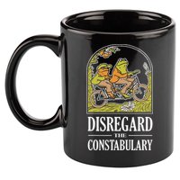 Disregard The Constabulary Graphic Funny Frog Meme Police 11oz C Handle Ceramic Mug