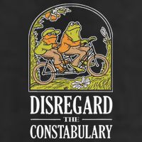 Disregard The Constabulary Graphic Funny Frog Meme Police 11oz C Handle Ceramic Mug
