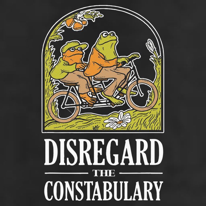 Disregard The Constabulary Graphic Funny Frog Meme Police 11oz C Handle Ceramic Mug