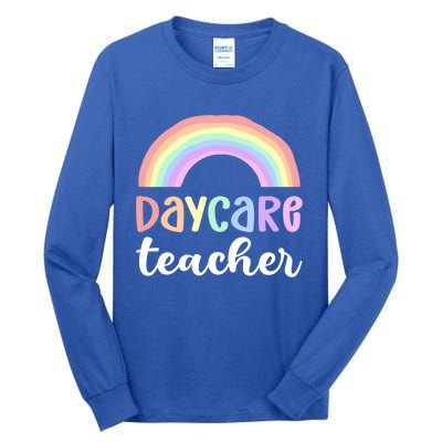 Daycare Teacher Care Appreciation Daycare Provider Cute Gift Tall Long Sleeve T-Shirt